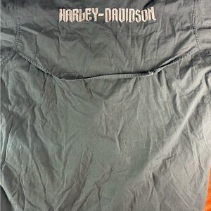 Harley-Davidson Black Tee with White Logo Text